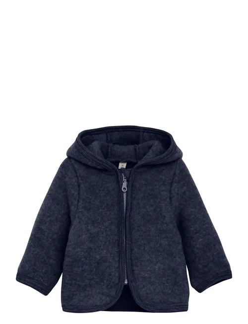 Jacket Ears Wool Fleece Huttelihut Navy