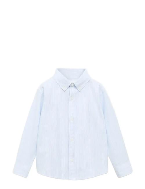 Striped Oxford Shirt Mango Blue