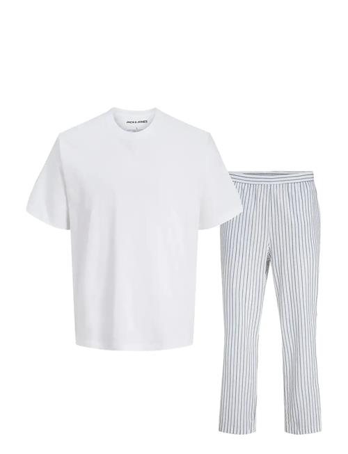 Jack & Jones Jacflorence Ss Tee And Pants Set W Jack & J S White