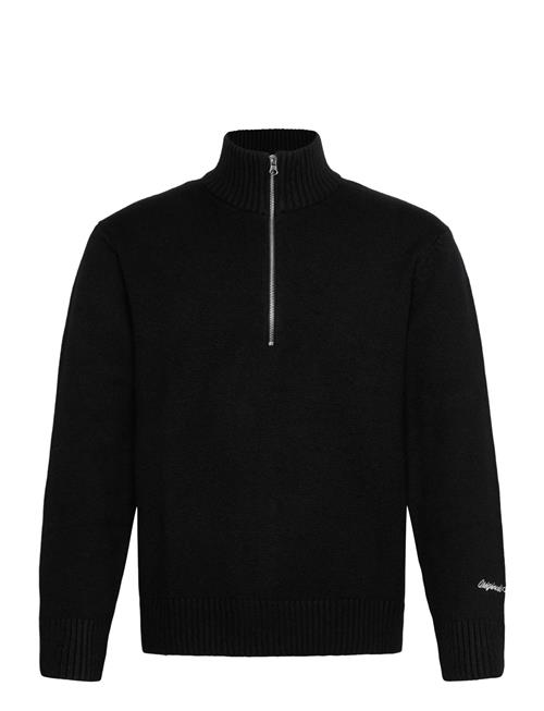 Jack & Jones Jornorrebro Knit Half Zip Sn Jack & J S Black