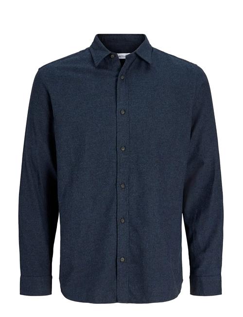 Jack & Jones Jjeclassic Melange Shirt L/S Noos Jack & J S Navy