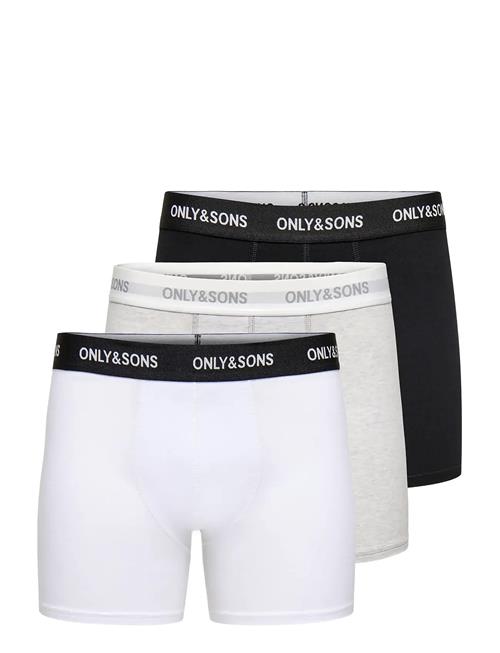 Onsbasic Solid Boxer 3Pack Noos ONLY & SONS Patterned