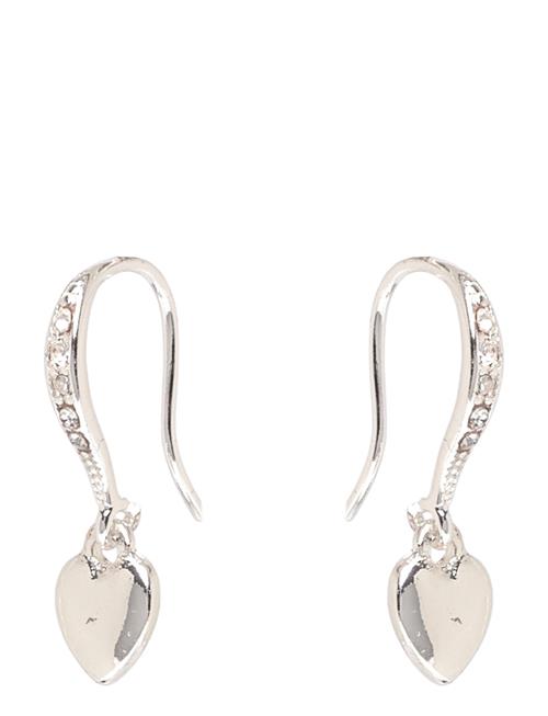 Dixie Heart Earrings Silver-Plated Pilgrim Silver