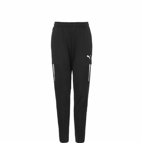 PUMA Sportsbukser  sort / hvid