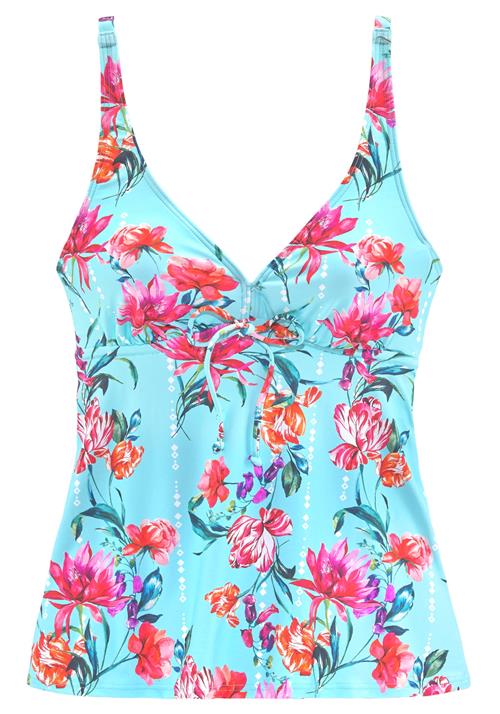 SUNSEEKER Tankini-overdel  himmelblå / blandingsfarvet