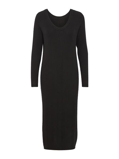 ICHI Strikkjole 'KAVA'  sort