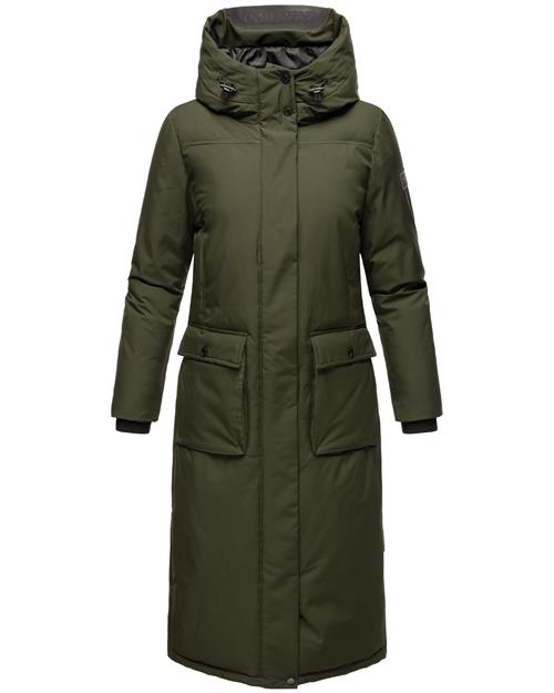 NAVAHOO Vinterfrakke 'Wolkenfrost XIV'  mørkegrøn