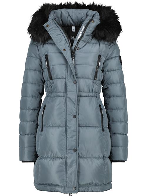 Alife and Kickin Vinterfrakke 'NicolaAK A'  røgblå / sort