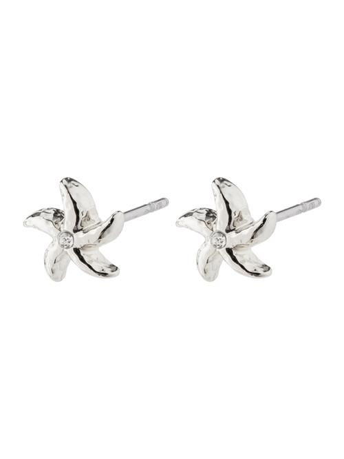 Pilgrim Ørering 'Oakley'  sølv / transparent