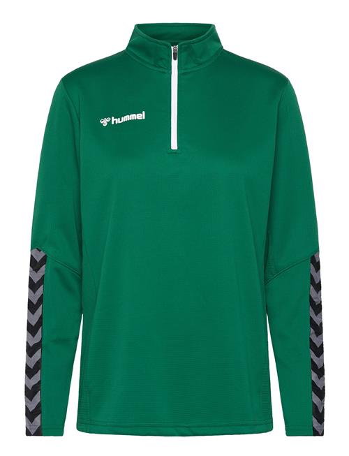 Hmlauthentic Half Zip Sweatshirt Woman Hummel Green
