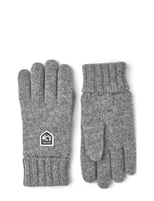 Basic Wool Glove Charcoal Hestra Grey