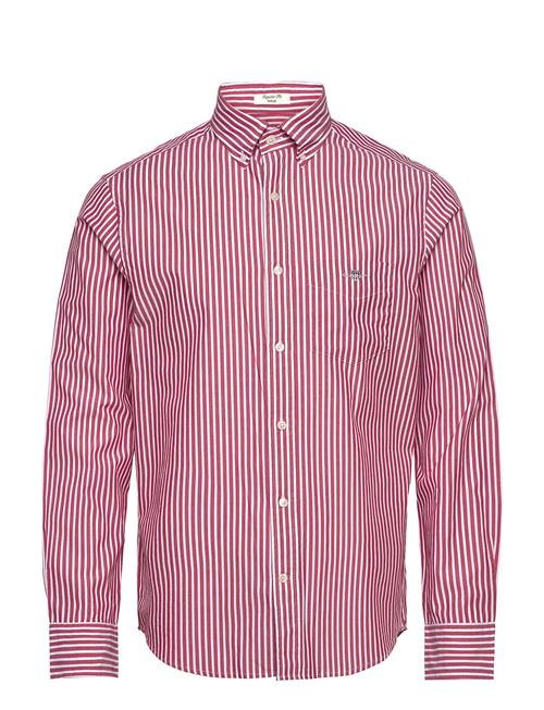 Reg Classic Poplin Stripe Shirt GANT Red