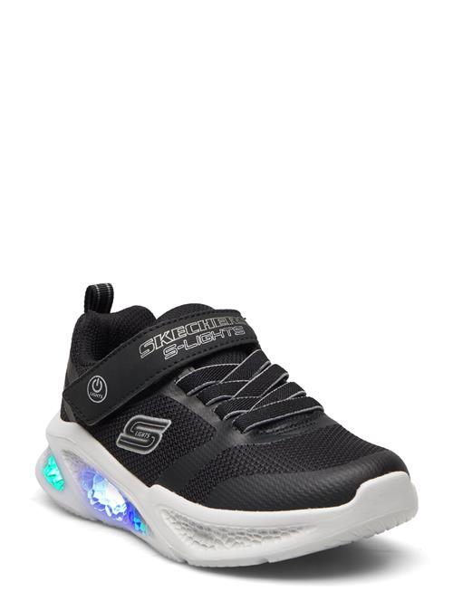 Boys Skechers Meteor-Lights Skechers Black