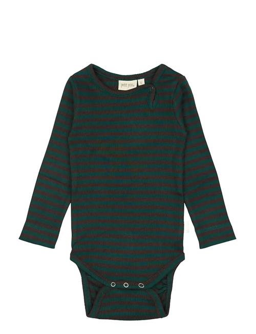 Body L/S Modal Striped Petit Piao Green