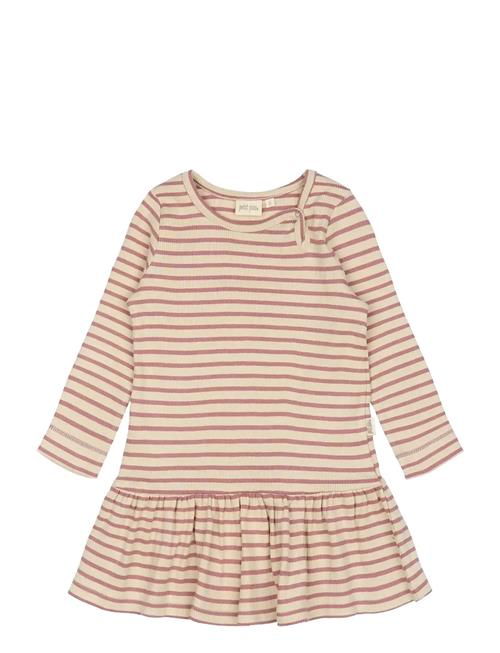 Dress L/S Modal Striped Petit Piao Patterned