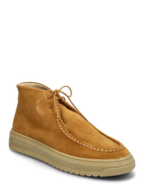 Core Mid U Suede Mustard Sneaky Steve Brown