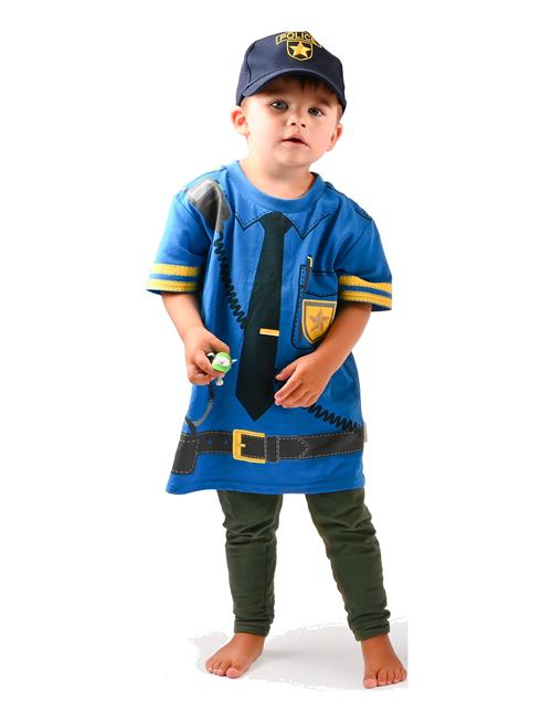 Police T-Shirt Den Goda Fen Blue