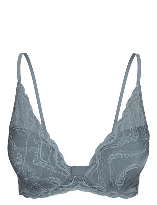 Lightly Lined Plunge Calvin Klein Blue