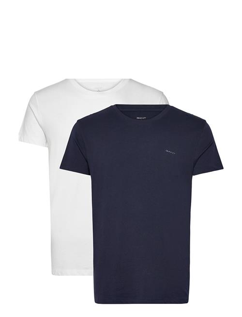 C-Neck T-Shirt 2-Pack GANT Patterned