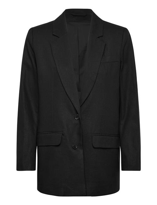 Slftania-Rita Ls Relaxed Blazer Noos Selected Black