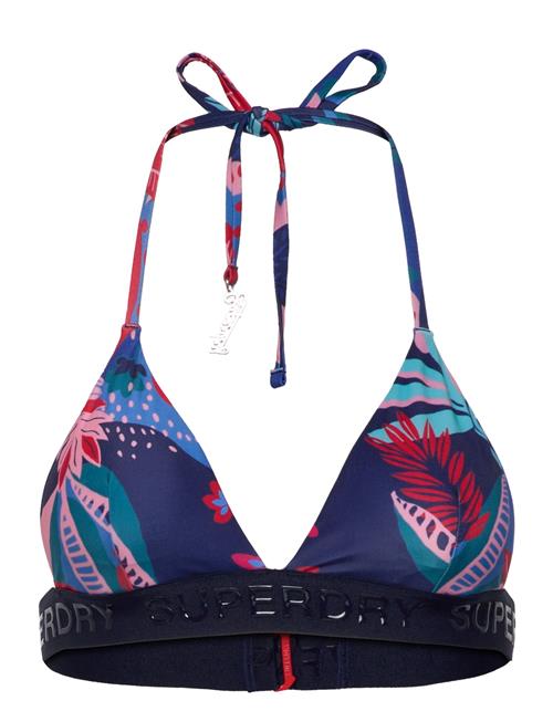 Logo Triangle Bikini Top Superdry Sport Patterned