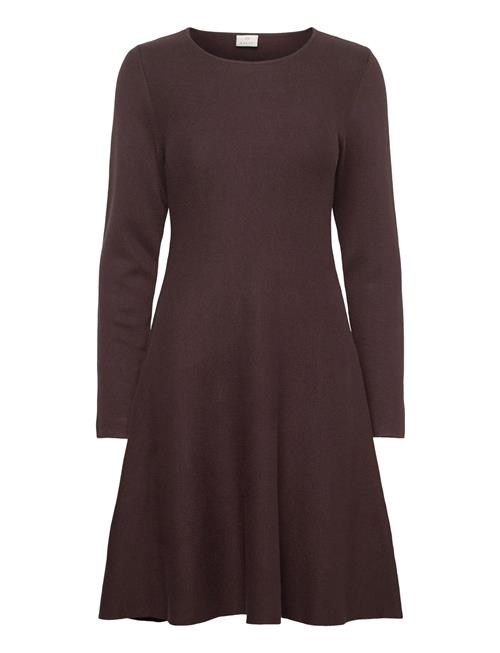 Kamalina Knit Dress Kaffe Brown