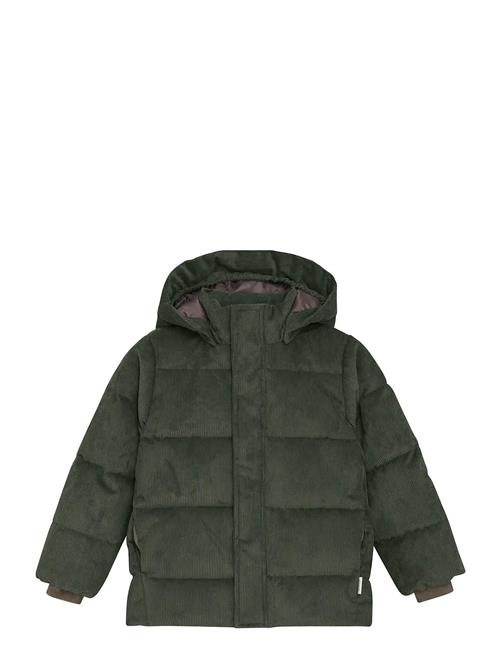 Jacket Puffer, Corduroy En Fant Khaki