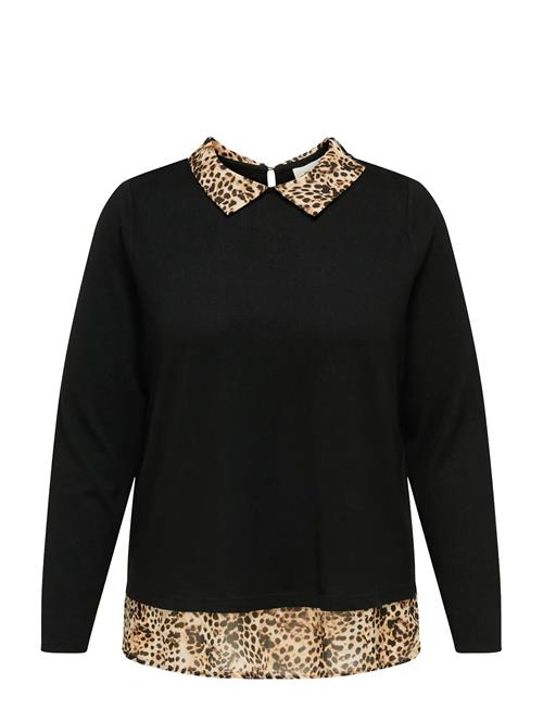 Caralba Ls Mix Top Jrs ONLY Carmakoma Black