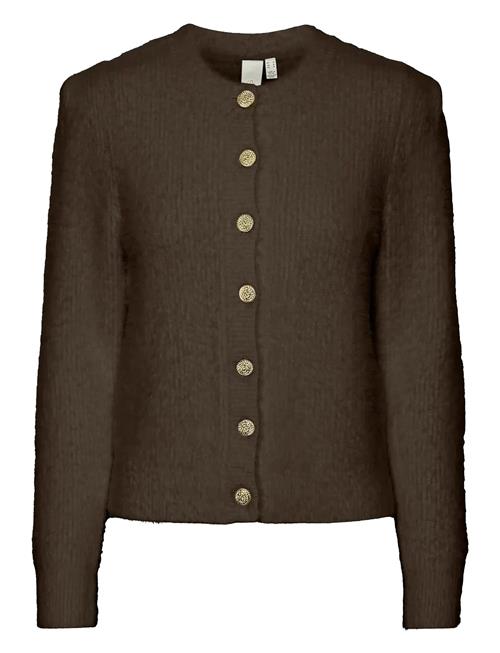 Yasmey Ls Knit Cardgian YAS Brown