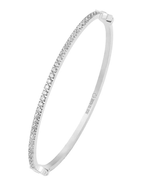 Crown Bracelet Steel Bud To Rose Silver