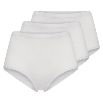 Decoy Trusser 3P Bamboo Maxi Hvid Small Dame