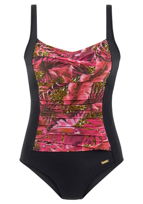 LASCANA Badedragt  blandingsfarvet / sort