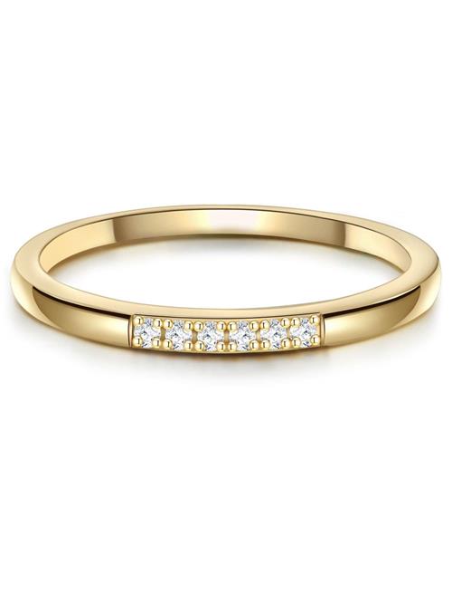 Glanzstücke München Ring  gylden gul / transparent