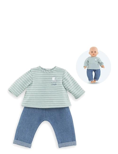 Corolle Dockkläder, Randig Tröja Och Byxa, 30 Cm Corolle Blue