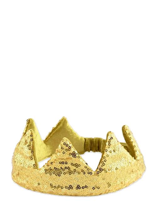 Crown Gold Sequin Den Goda Fen Gold
