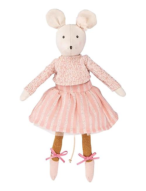 Ballerina Mouse - Anna 28 Cm Moulin Roty Pink