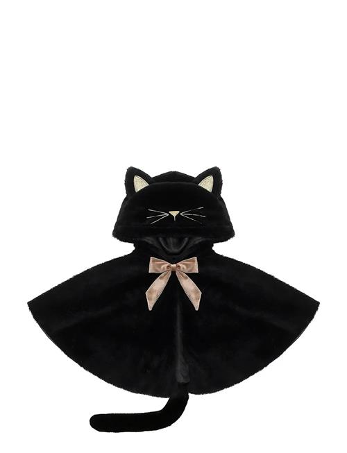 Cape - Black Cat Halloween Mimi & Lula Black