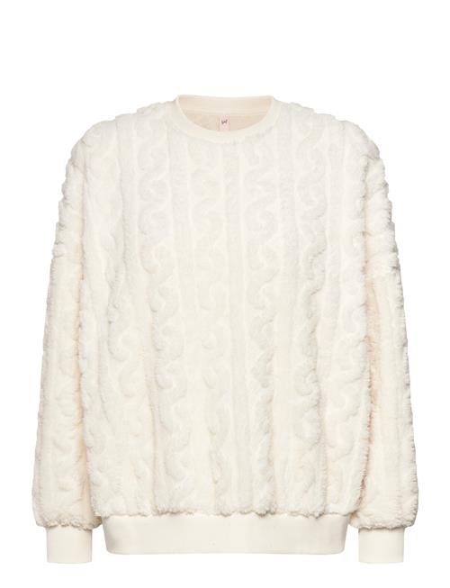 Top Cable Fleece Hunkemöller Cream