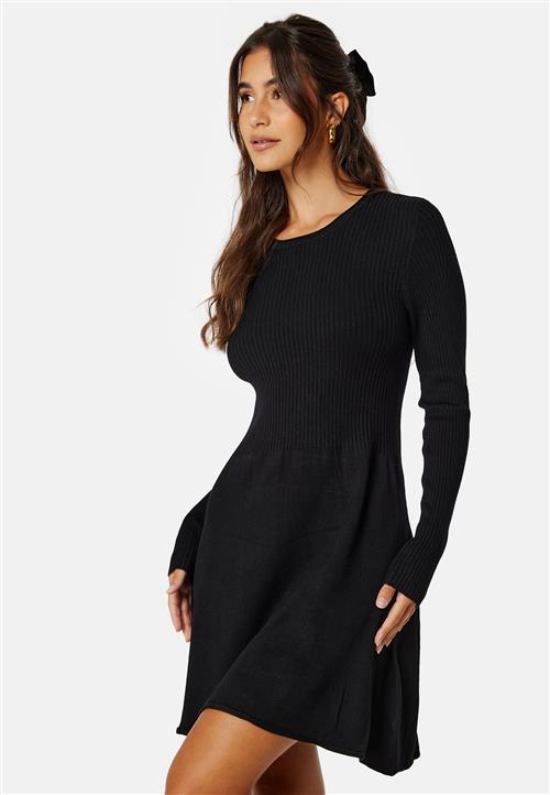 ONLY Onlalma L/S O-NECK DRESS KNT