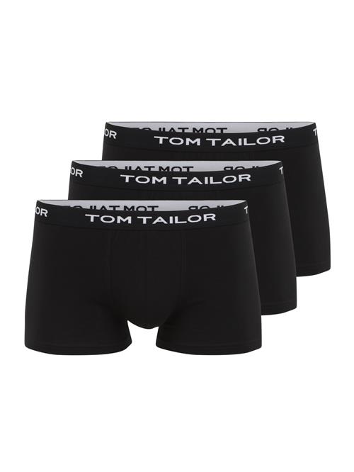 TOM TAILOR Boksershorts  sort / hvid