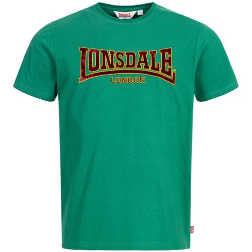 LONSDALE Bluser & t-shirts  gul / grøn / mørkerød