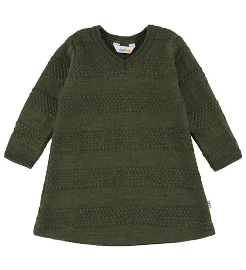 Joha Kjole - Strik - Uld - Mos Grøn