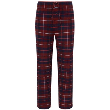 Jockey Pants Flannel Marine/Rød bomuld 2XL Herre