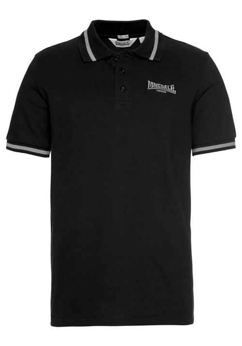 LONSDALE Bluser & t-shirts 'Causton'  sort / hvid