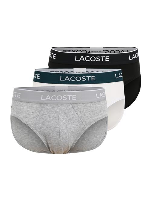 LACOSTE Slip  grå-meleret / mørkegrøn / sort / hvid