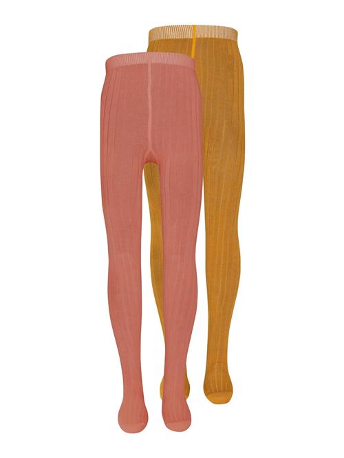 EWERS Strømpebukser  honning / pastelrød