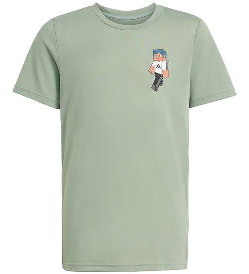 adidas Performance T-Shirt - J MC TR TEE - SILGRN