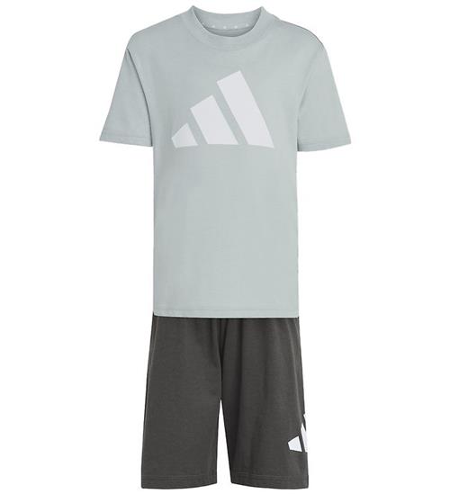 adidas Performance T-Shirt sæt - LK BL T-SET 160 - WOSA/WHITE