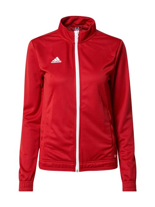 ADIDAS PERFORMANCE Sportsjakke 'Entrada 22'  mørkerød / hvid