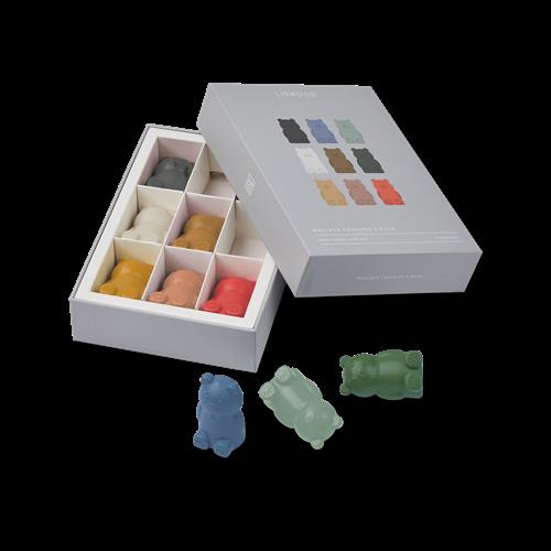 Liewood Wallace Farveblyanter 9-pak Yellow Mellow Multi Mix  Yellow Mellow Multi Mix-One Size  Gul  One Size 4 Years + unisex